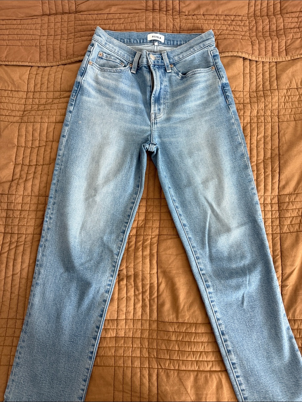 Women’s Pistola Light Blue Slim Straight Men’s Jeans - Size 26